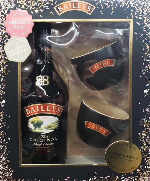 Baileys - Original Irish Cream Gift Set W/ Ceramic Bowls (750ml)