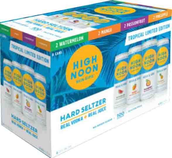 High Noon Sun Sips Hard Seltzer Tropical Variety Pack - Sal's Beverage